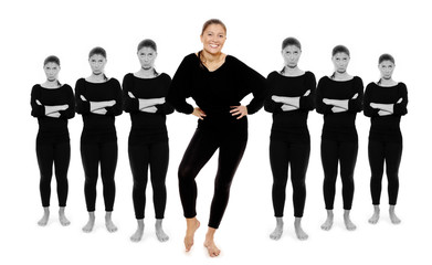 Obraz premium Positive woman
