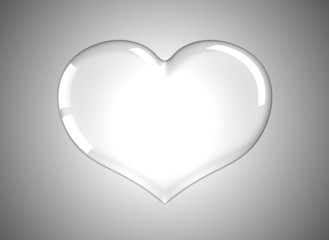 No Love - frozen heart shape