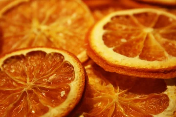 Lichtdoorlatende rolgordijnen Plakjes fruit Sinaasappelschijfjes
