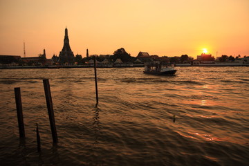 Mekong sunset in bangkok