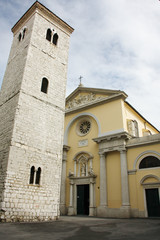 Fototapeta na wymiar CHURCH OF THE ASSUMPTION OF THE BLESSED VIRGIN MARY, Rijeka, Cro