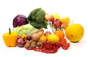 Fruits and vegetables