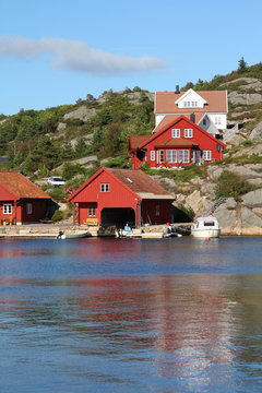 Norway - Dyrestad at Skjernoya island in Vest-Agder