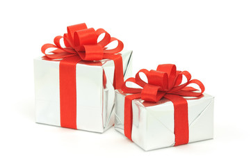 silver gift boxes