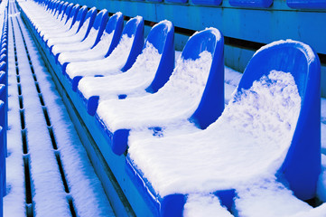 Blue benches 3