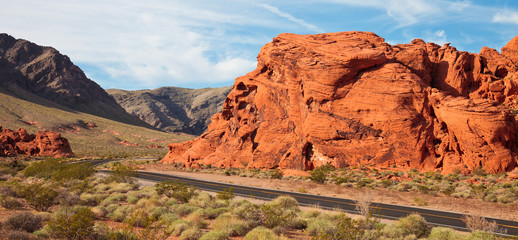 Valley of Fire Morning Panorama