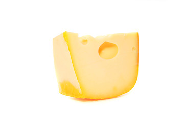 Cheese, isolated.
