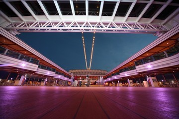 Deck of cruise ship