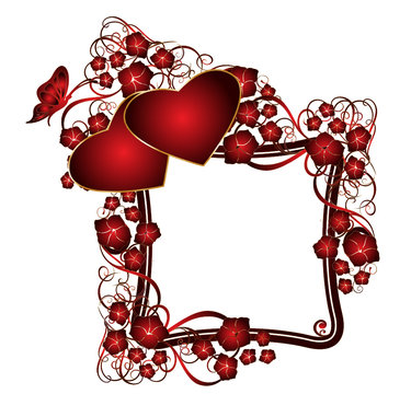 cadre coeur valentin