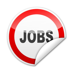 Pegatina señal JOBS con reborde