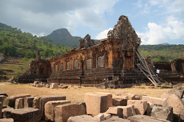 Fototapeta na wymiar Wat Phu w Laosie