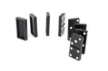 black domino stones