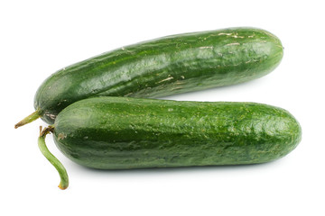 two cucumbers