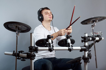 Fototapeta premium Drummer