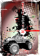monster truck poster © Martin Bajnek