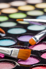 Nahaufnahme Makeup Pinsel