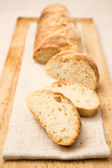Homemade baguette