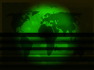 Abstract world pattern