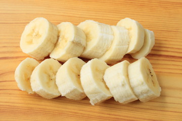 Bananenstücke
