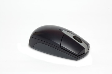 wireless computer mouse on white background
