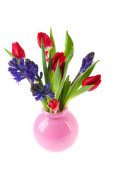 Naklejka na ściany i meble Colorful spring bouquet