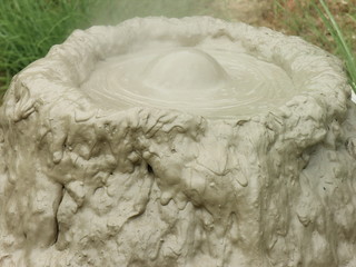 Earth hot pond