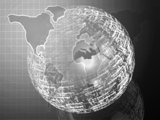 Computer background, black and white