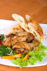 roasted chicken drumstick
