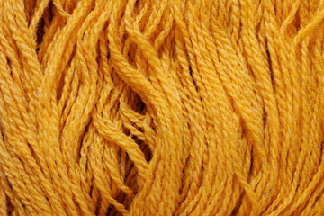 Yellow wool.