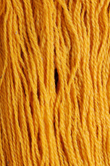 Yellow wool.