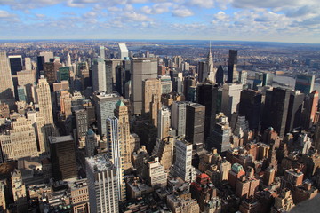 New York, Blick vom Empire State Building