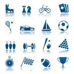 Sport & hobby icon set