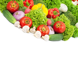 Assorted fresh vegetables