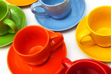 set of coffee cups