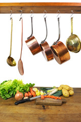 préparation d'une soupe