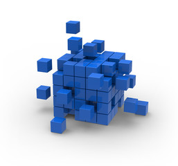 Obraz premium Puzzlewürfel