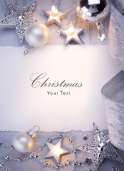 Art Christmas greeting card