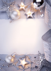 Art Christmas greeting card