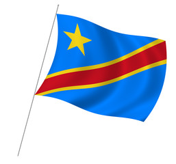 Flag Democratic Republic of the Congo