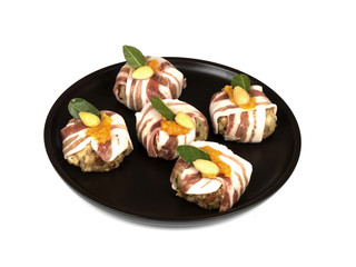 Stuffing and Bacon Parcels