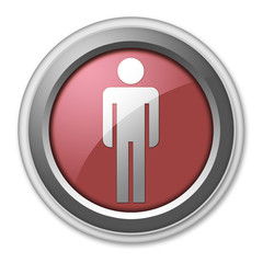 Red 3D Style Button 