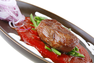 beef meat portion