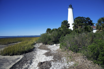 Fototapeta na wymiar St. Mark's Lighthouse