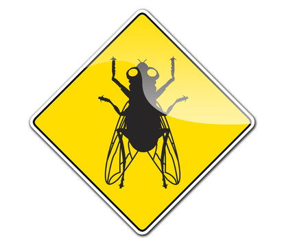 Pegatina Mosca