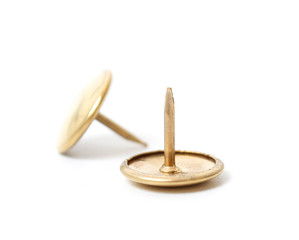 Naklejka premium Metal thumbtack