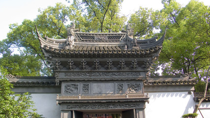 chine; shangai : vieille ville