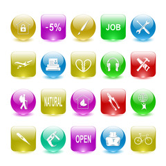 Vector set of interface elements