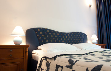Bedroom in hotel