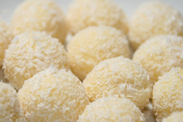 truffes chocolat blanc