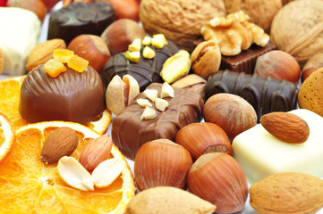 Schokolade, Pralinen